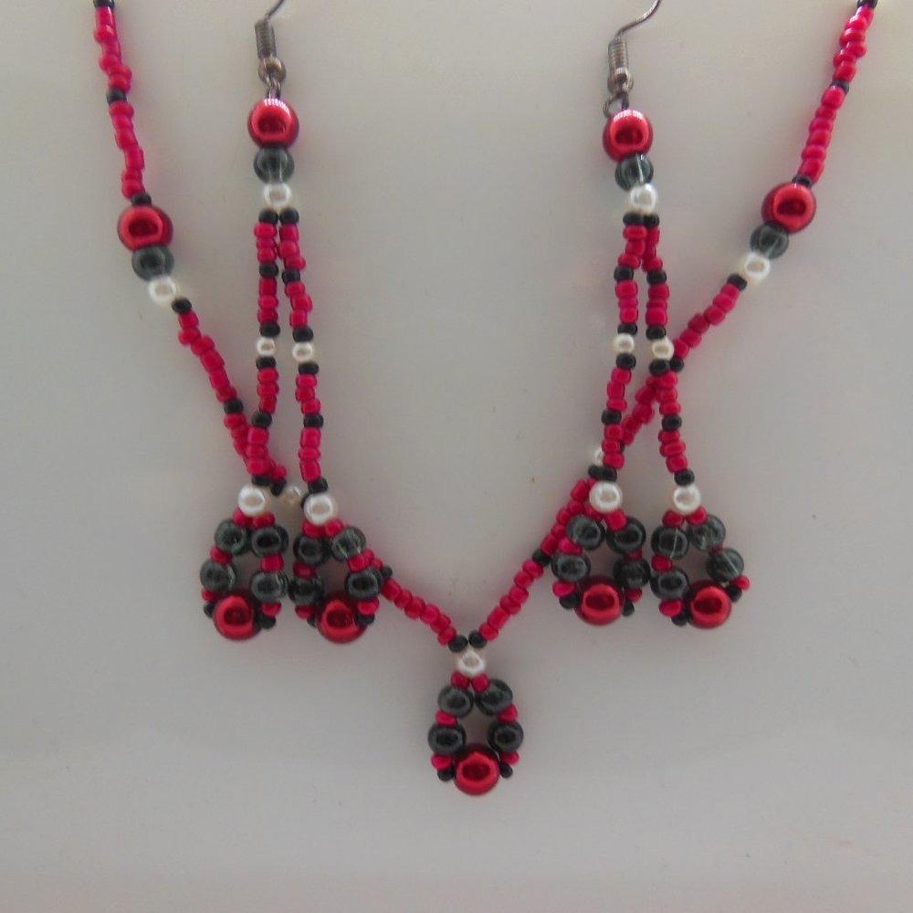 Handmade Set Earrings and Necklace